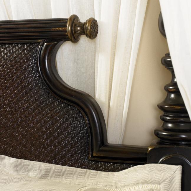 Tommy Bahama Home Kingstown 619174C KingSize Sovereign Poster Bed with Canopy Baer's